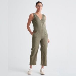 DUER Live Free Jumpsuit Olive Green Size XS